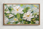 Abstract Samsung Frame TV Art | Textured Wall Art | Oil Painting | Heavy Textured Painting | Vibrant Abstract Floral Art | Art For Frame Tv