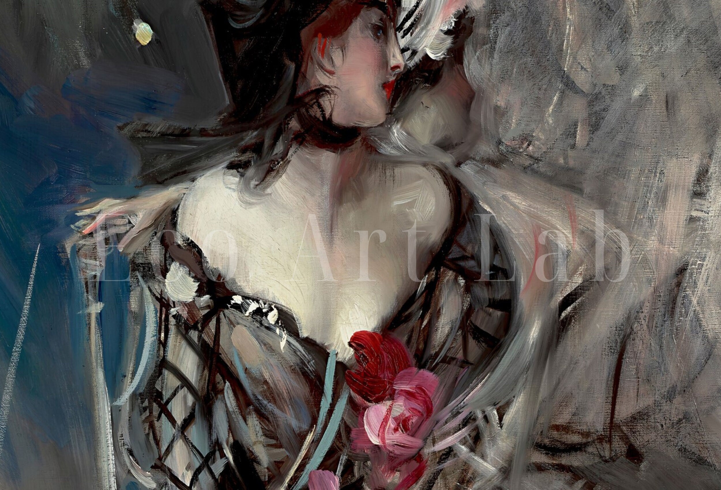 Vintage Wall Art | Printable Art | Spanish Dancers at the Moulin Rouge | Decadent Young Women | Vintage Woman Portrait | Victorian Painting – Printable Wall Art Digital Download – Digital Download