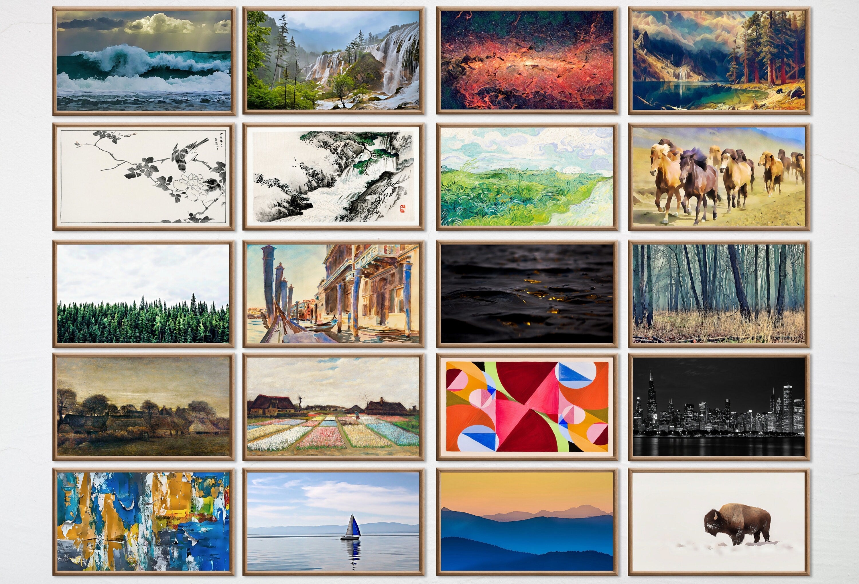 Set of 80 Samsung Frame TV 4K Art. Best Sellers Paintings & Digital Art Ultimate Collection. TV Art Set. Instant Download Frame TV Art