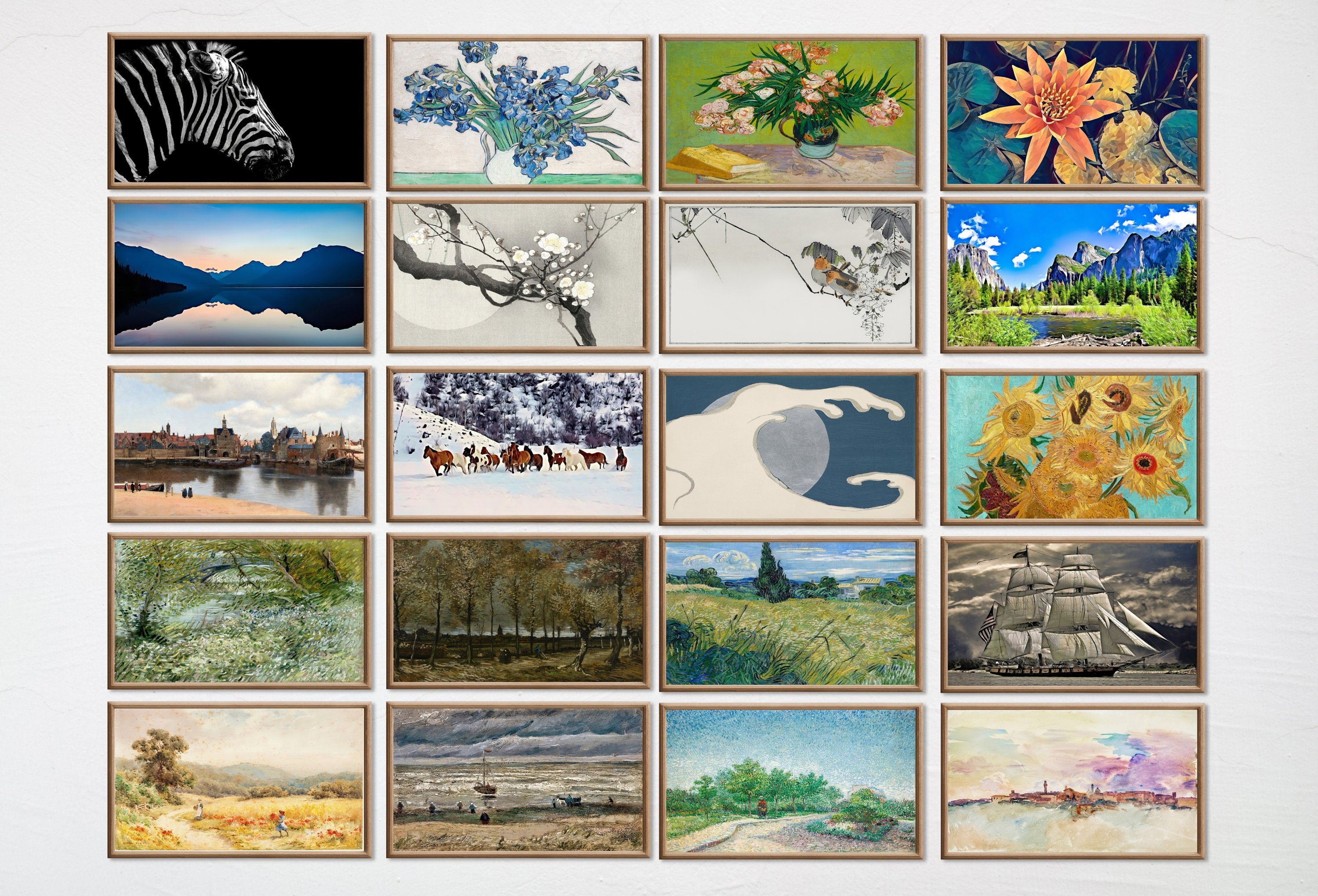 Set of 80 Samsung Frame TV 4K Art. Best Sellers Paintings & Digital Art Ultimate Collection. TV Art Set. Instant Download Frame TV Art
