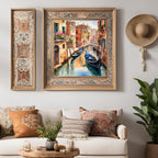 Venice Wall Art I Italy Printable Canal Home Decor I Gondola Painting Digital Download