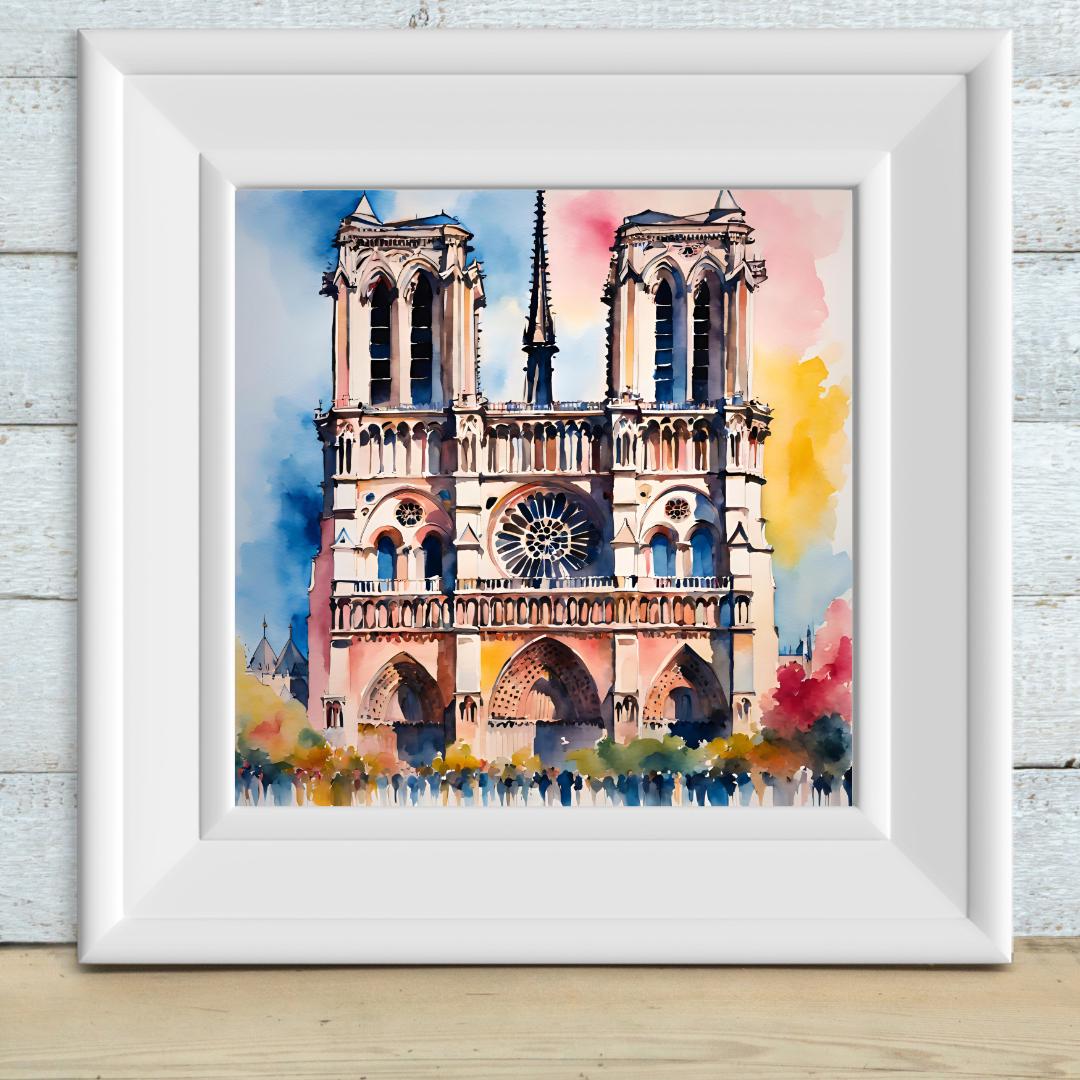 Abstract Painting Art | Colorful Wall Decor | Unique Square Printable Art for Modern Home