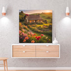 Rustic Wall Art Printable Decor | Garden Home Art Digital Download | Nature Printable Square Print