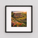 Rustic Wall Art Printable Decor | Garden Home Art Digital Download | Nature Printable Square Print