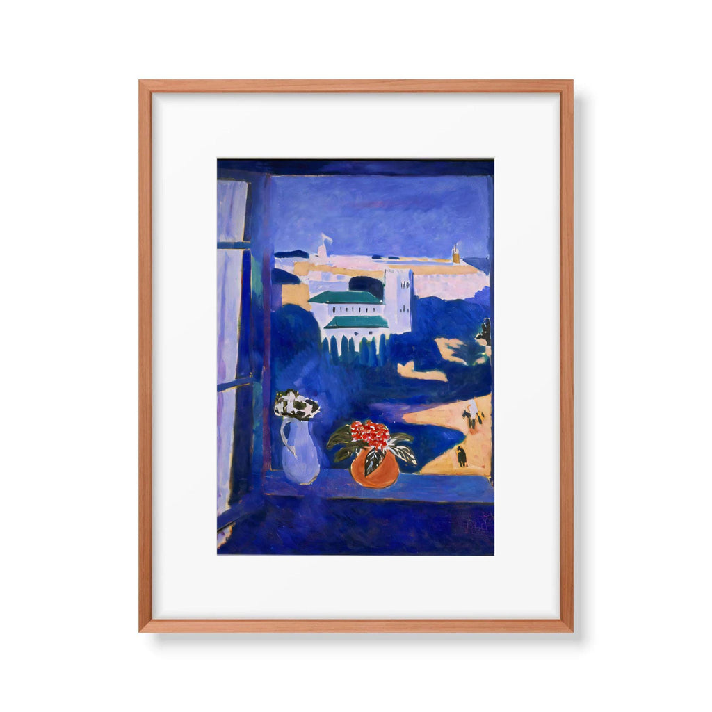 Landscape viewed from a window, by Henri Matisse. Famous Artwork Painting. High definition Printable Art. Instant Download