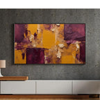 Abstract Textured Painting Modern. Stylish Home Decor 4K. Samsung Frame TV Art Design