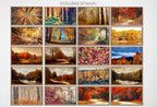 4 Seasons Samsung Frame TV Art – 160 4K Digital Wall Art Set | Autumn, Winter, Spring, Summer Landscape Decor