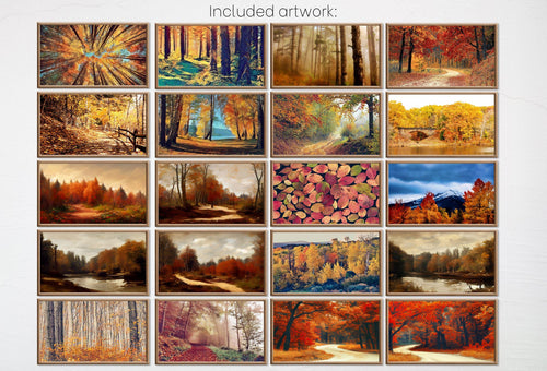 4 Seasons Samsung Frame TV Art – 160 4K Digital Wall Art Set | Autumn, Winter, Spring, Summer Landscape Decor – Frame TV Art Set (Digital Download) – Digital Download