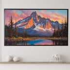 Rocky Mountains Art For Frame TV. National Park Decor For Samsung Frame TV. Landscape 4K Image For Frame TV 4K