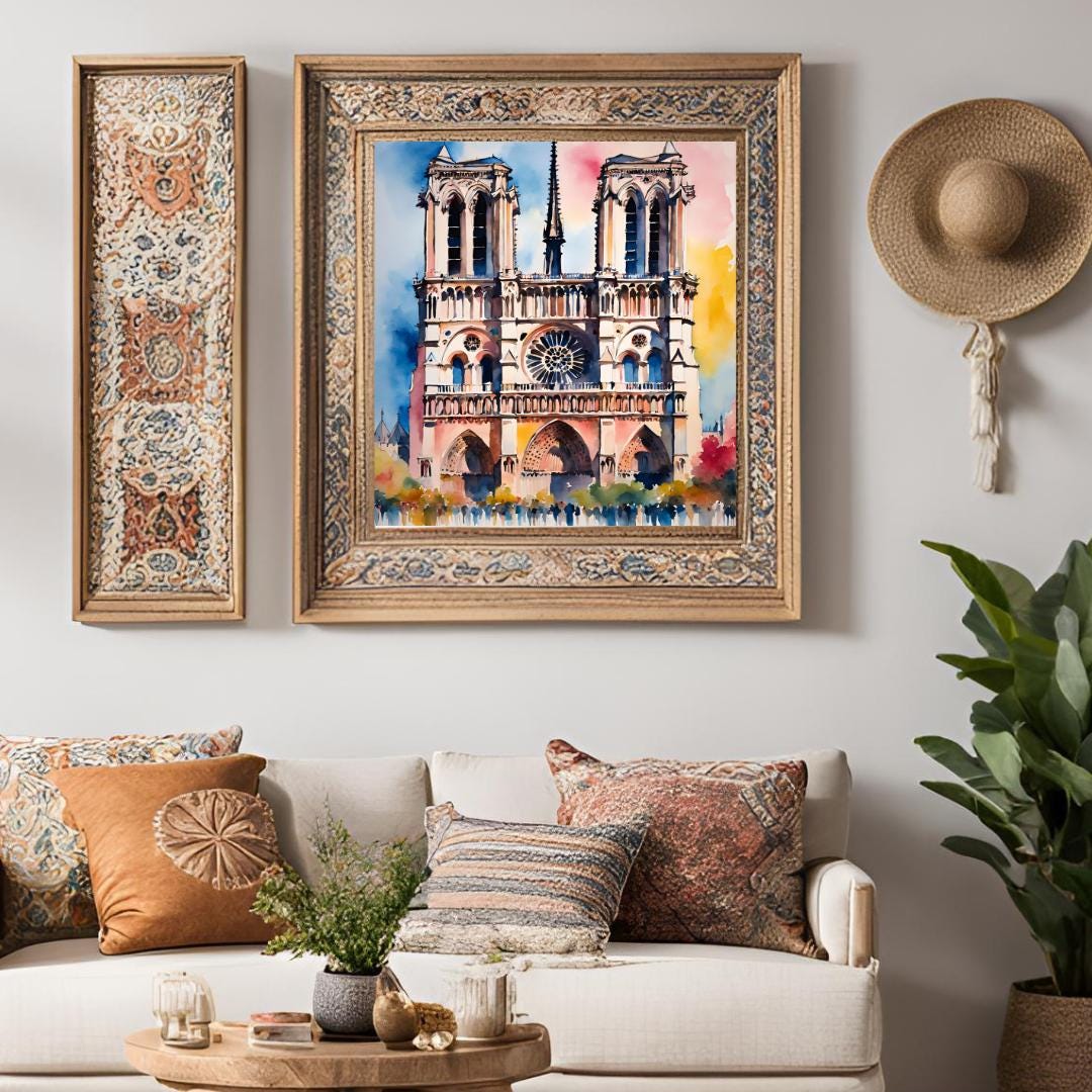 Abstract Painting Art | Colorful Wall Decor | Unique Square Printable Art for Modern Home