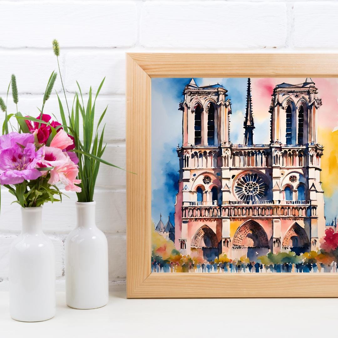 Abstract Painting Art | Colorful Wall Decor | Unique Square Printable Art for Modern Home