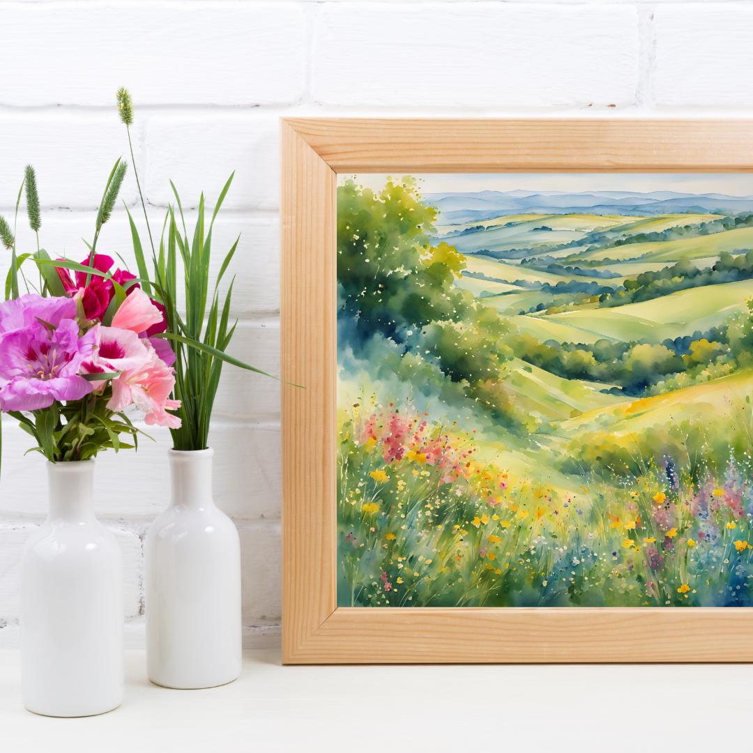 Wall Decor Digital Download | Unique Printable Art for Home Decor | Colorful Nature Wall Art for Housewarming Gifts