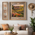 Rustic Wall Art Printable Decor | Garden Home Art Digital Download | Nature Printable Square Print
