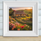 Rustic Wall Art Printable Decor | Garden Home Art Digital Download | Nature Printable Square Print