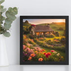 Rustic Wall Art Printable Decor | Garden Home Art Digital Download | Nature Printable Square Print