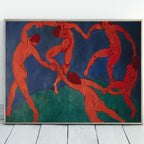 Famous Red Dance Painting Matisse Art Print. Instant Download Printable. Vintage Art Collage