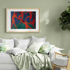 Famous Red Dance Painting Matisse Art Print. Instant Download Printable. Vintage Art Collage