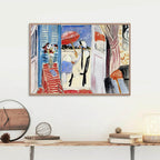 Woman with a Red Umbrella by Henri Matisse. Famous Artwork Painting. High definition Printable Art. Instant Download