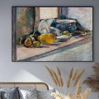 Henri Matisse Famous Artwork Painting. Blue Pot and Lemon Still Life. High definition Printable Art. Instant Download