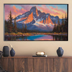 Rocky Mountains Art For Frame TV. National Park Decor For Samsung Frame TV. Landscape 4K Image For Frame TV 4K