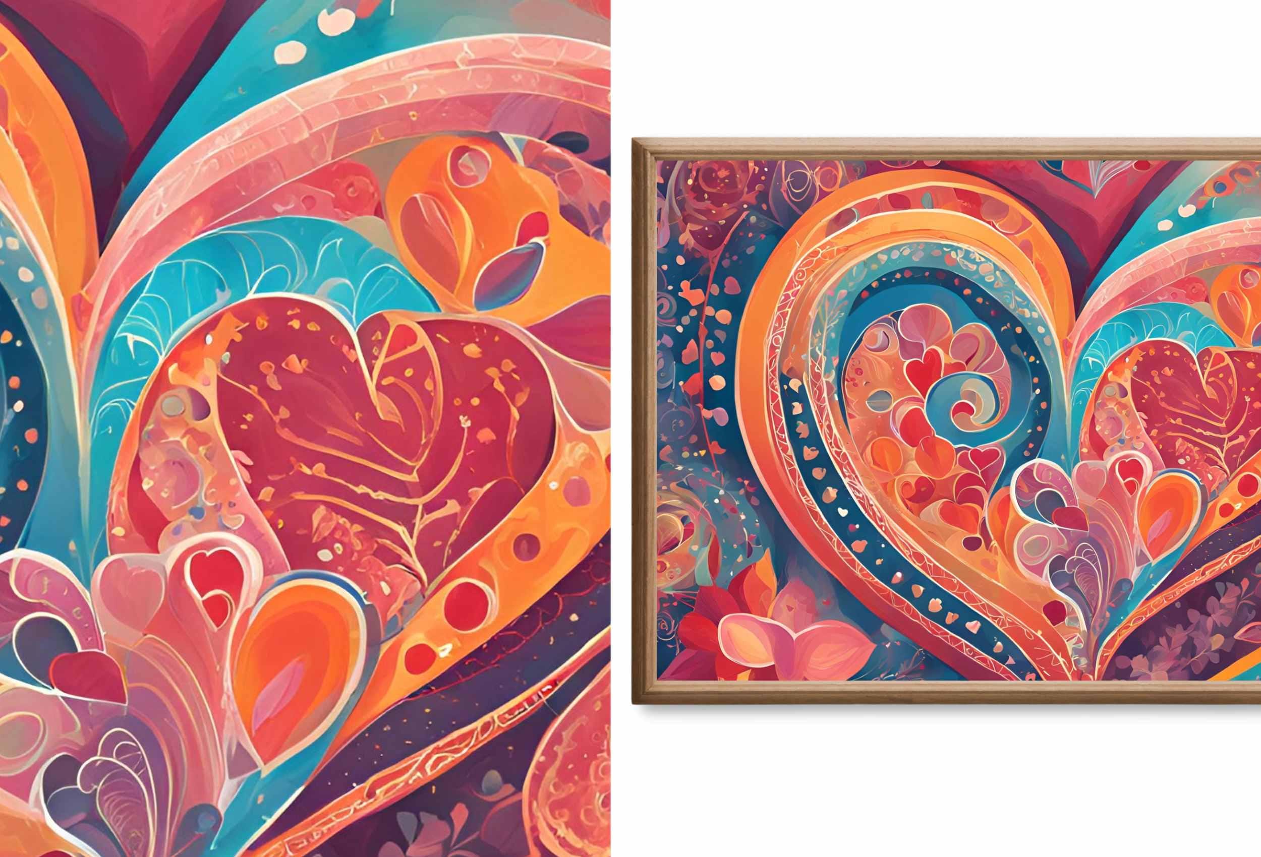 Valentines Day Decor. Set of 40 Samsung Valentines Frame TV 4K Art. Love and Romantic TV Art. Instant Download