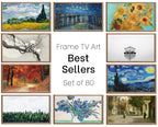 Set of 80 Samsung Frame TV 4K Art. Best Sellers Paintings & Digital Art Ultimate Collection. TV Art Set. Instant Download Frame TV Art