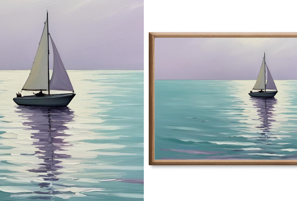Minimalist Landscape Painting – Samsung Frame TV Art Bundle – Japandi Wall Art, Coastal Decor, Boho, Neutral Minimalist Wall Art Set of 40