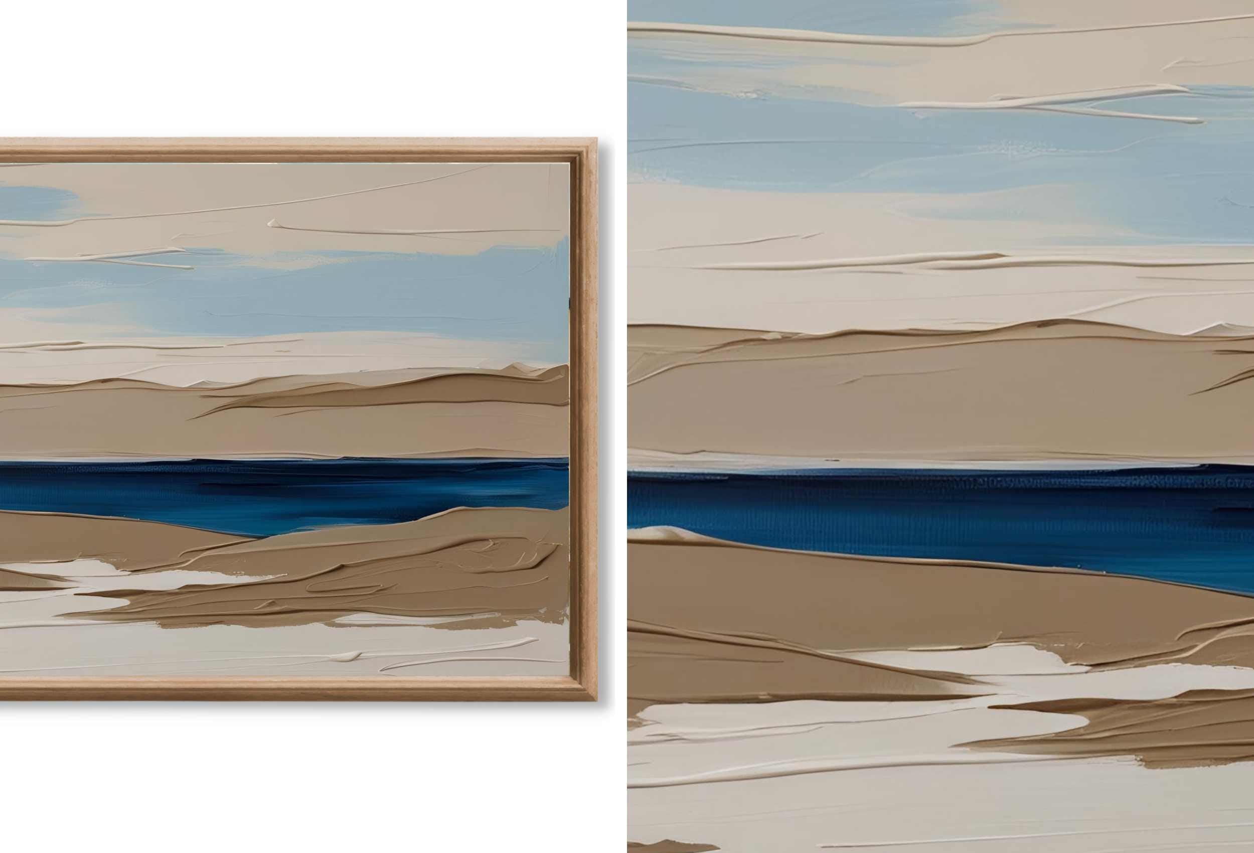 Minimalist Coastal Frame TV Art Set – Beachy Wall Art for Samsung Frame TV, Neutral Wall Decor, Coastal Artwork, Modern TV Art Download