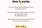 Frame TV Wildflower Landscape Art • Set of 40 Digital Downloads • Samsung Frame TV Spring Art Bundle in 4K/8K