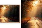 Fall Frame TV Art – Autumn art for Samsung Frame TV – Forest Landscape Fall Artworks – Digital Download TV Art Set of 40  – Cosy Fall decor