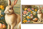 Easter Decor Samsung Frame TV Art Set. Easter Eggs, Bunnies and Easter Baskets Original Paintings . Spring Frame TV Art 4K