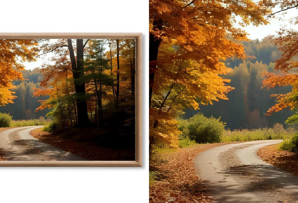 Samsung Frame TV Art Fall Artwork Collection | 40 Autumn Landscape Digital Downloads | Frame TV Art Set | Fall Autumn Wall Art Decor Set 1/3