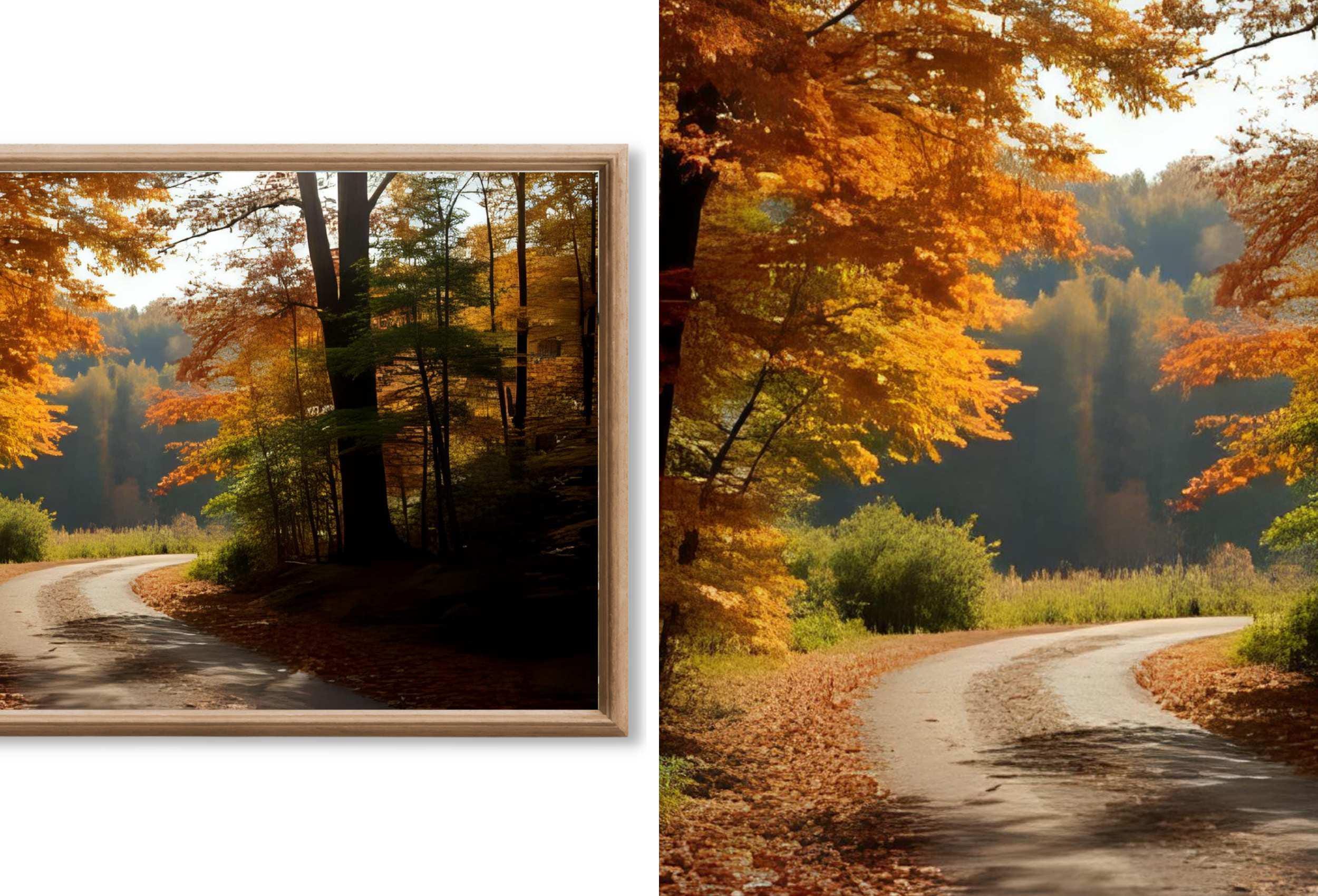Samsung Frame TV Art Fall Artwork Collection | 40 Autumn Landscape Digital Downloads | Frame TV Art Set | Fall Autumn Wall Art Decor Set 1/3