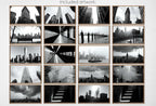 Black and White New York Wall Art for Samsung Frame TV | NYC Skyline, Brooklyn Urban Gallery Wall Set | Contemporary Modern Minimalist Art