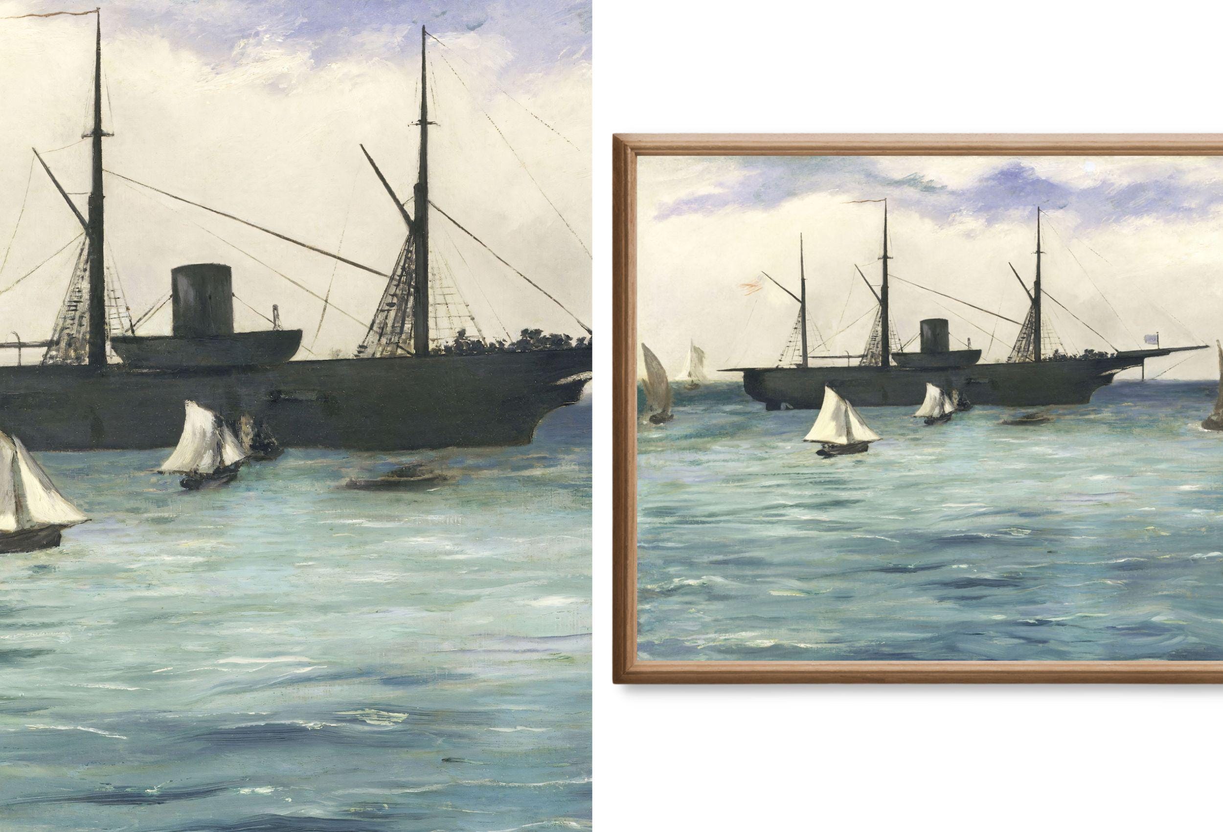 Edouard Manet Samsung Frame TV Art | Set of 40 Classic French Country Decor Impressionist Paintings | Vintage Wall Art Downloadable TV Art