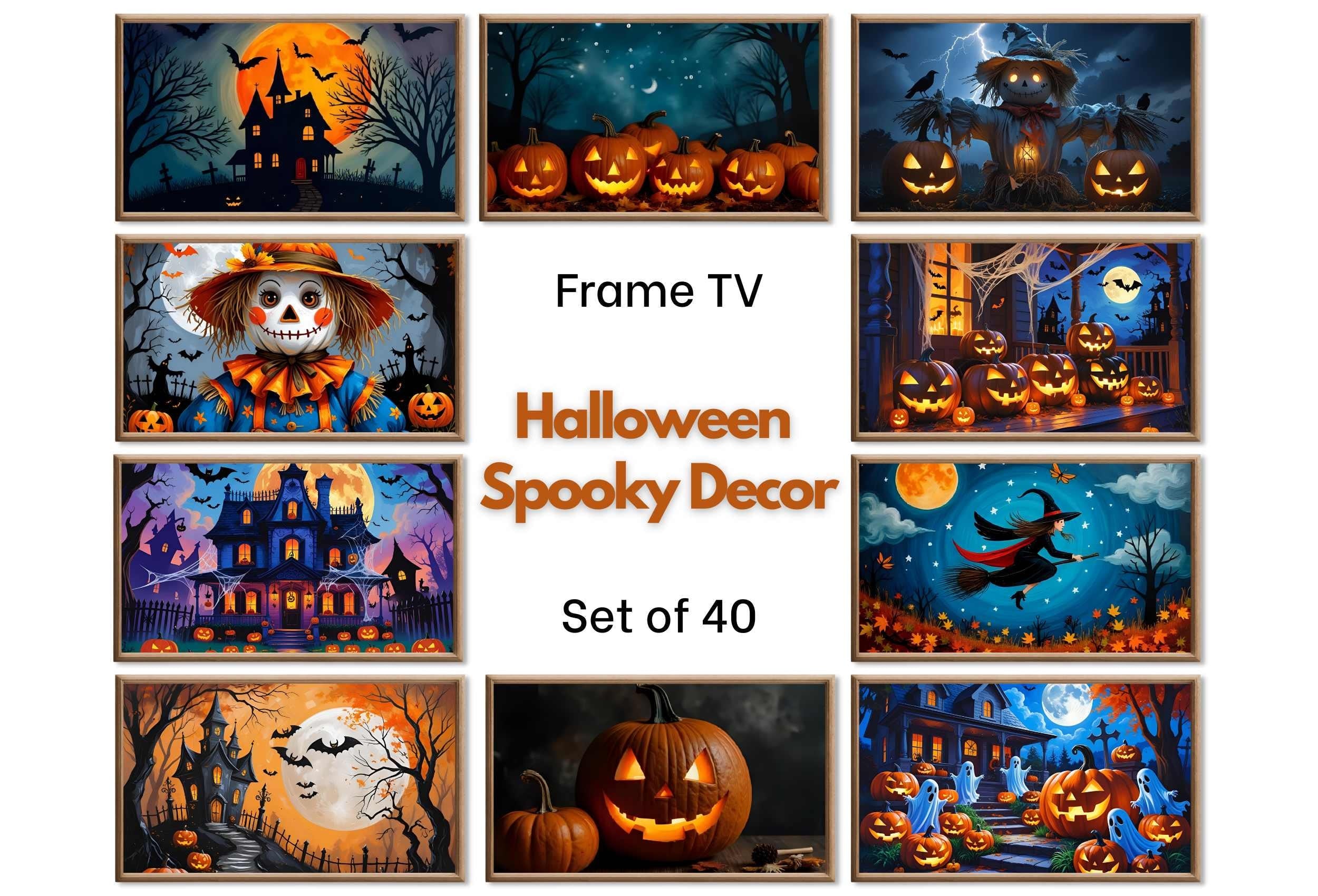 Halloween Frame TV Art - Spooky Haunted Mansion Witchy Wall Art, Halloween Decor, Instant Download for Samsung Frame TV