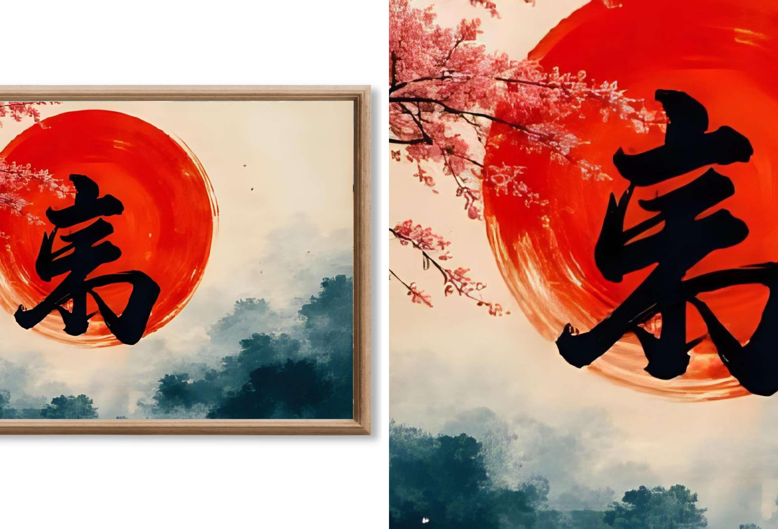 Zen Wall Art Japanese Paintings for Samsung Frame TV | Minimalist Japanese Decor | Nature Wall Art  |  Digital Download Frame TV Art Set