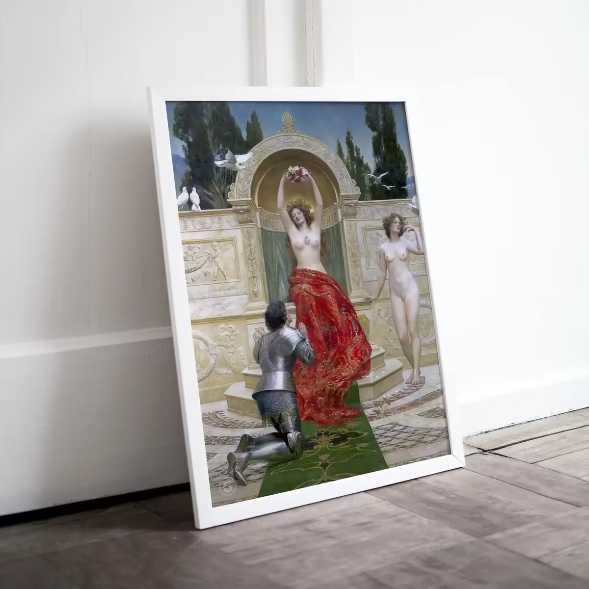 In the Venusberg Tannhauser by John Collier. Vintage Mythology Print. Venus Nude Goddess Art. Antique Wall Art. Fine Art Print. – Printable Wall Art