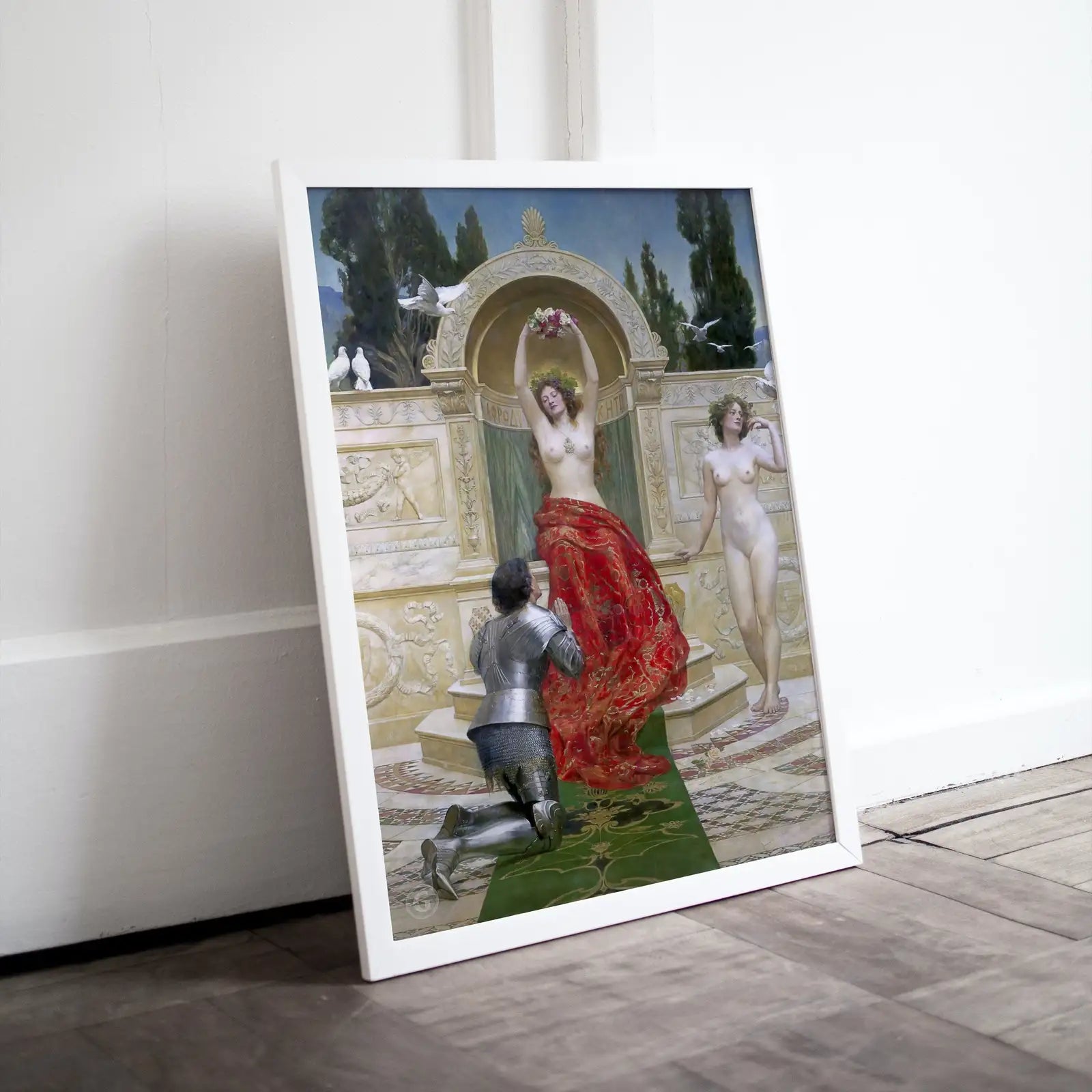 In the Venusberg Tannhauser by John Collier. Vintage Mythology Print. Venus Nude Goddess Art. Antique Wall Art. Fine Art Print. – Printable Wall Art Digital Download – Digital Download