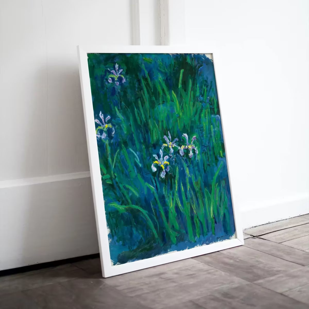 Irises by Claude Monet. Printable Famous Art. Instant Download. Monet Botanical Print. Vintage Wall Decor. Fine Art Floral Digital Print – Printable Wall Art