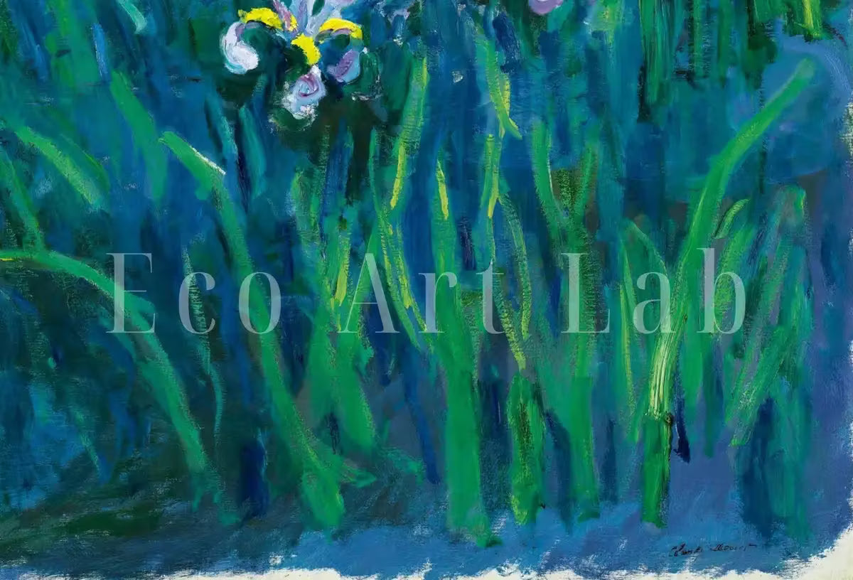 Irises by Claude Monet. Printable Famous Art. Instant Download. Monet Botanical Print. Vintage Wall Decor. Fine Art Floral Digital Print – Printable Wall Art