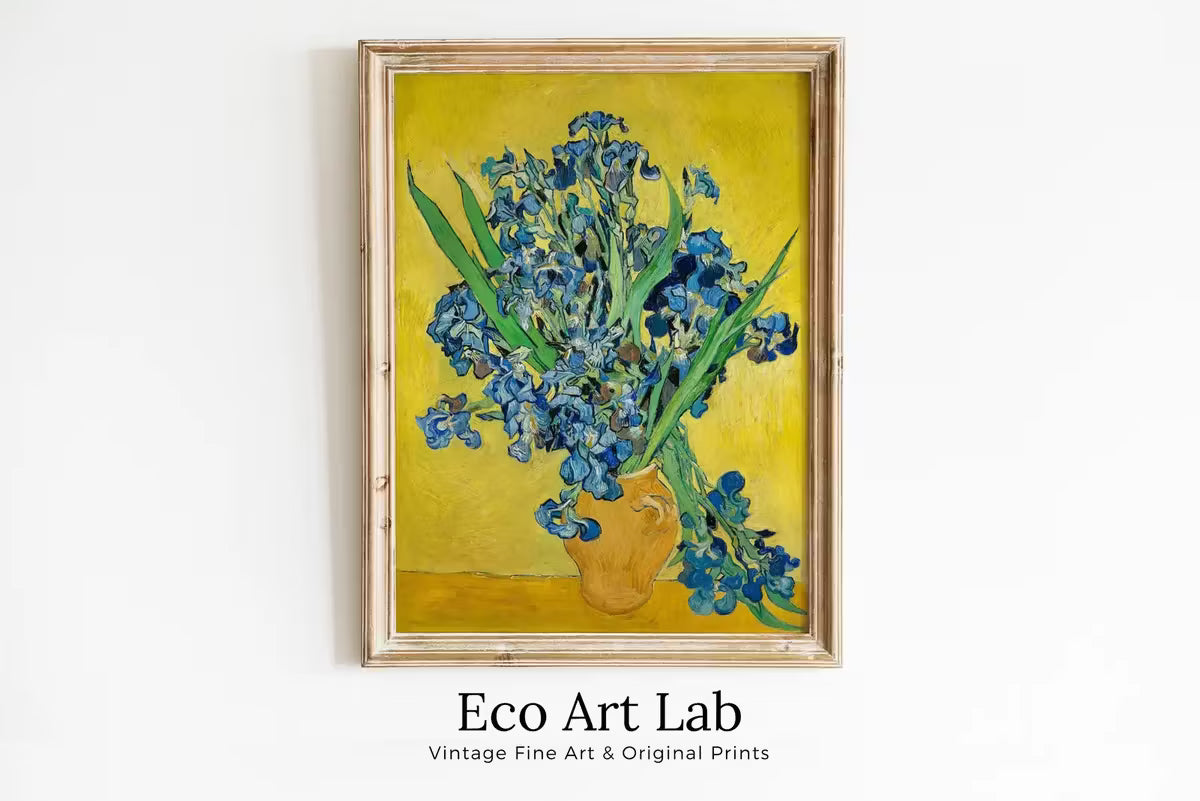 Irises by Vincent van Gogh. Printable Famous Art Print. Instant Download van Gogh Print. Vintage Wall Decor. Fine Art Floral Digital Print – Printable Wall Art