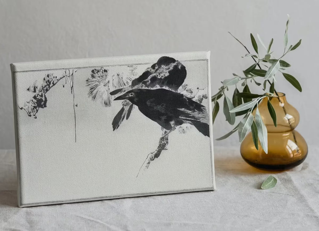 Japanese Painting Crows Perched on a Branch Vintage Wall Art Printable Poster. 19th Century Japanese Vintage Wall Art Crow Japanese Painting – Printable Wall Art