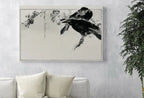 Second included artwork preview from Japanese Painting Crows Perched on a Branch Vintage Wall Art Printable Poster. 19th Century Japanese Vintage Wall Art Crow Japanese Painting featuring various scenes.