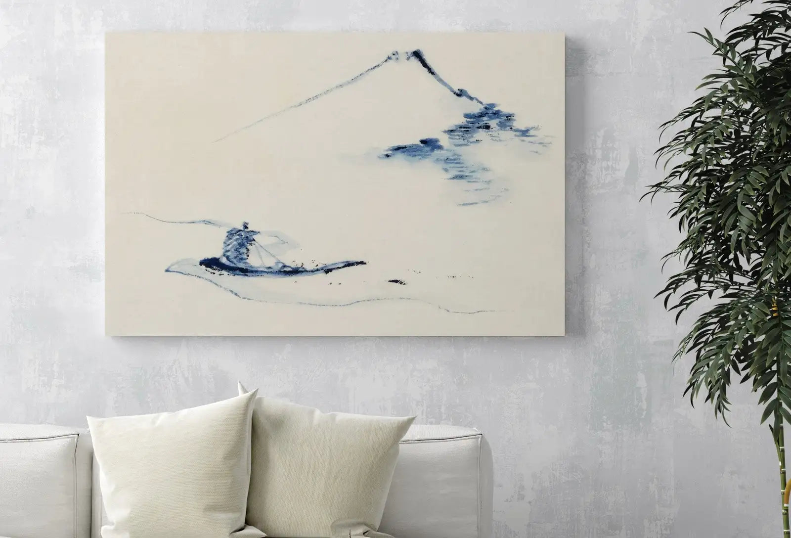 Second included artwork preview from Japanese Painting Mount Fuji Landscape Vintage Wall Art Printable Poster. 19th Century Japanese Vintage Art Print. Minimalist Japanese Decor featuring various scenes.