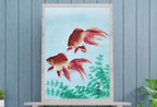 Detail view of artwork from Japanese Vintage Art Old Antique Illustration Poster Printable Wall Art Digital Download, Japanese Poster Print. (variation 2)