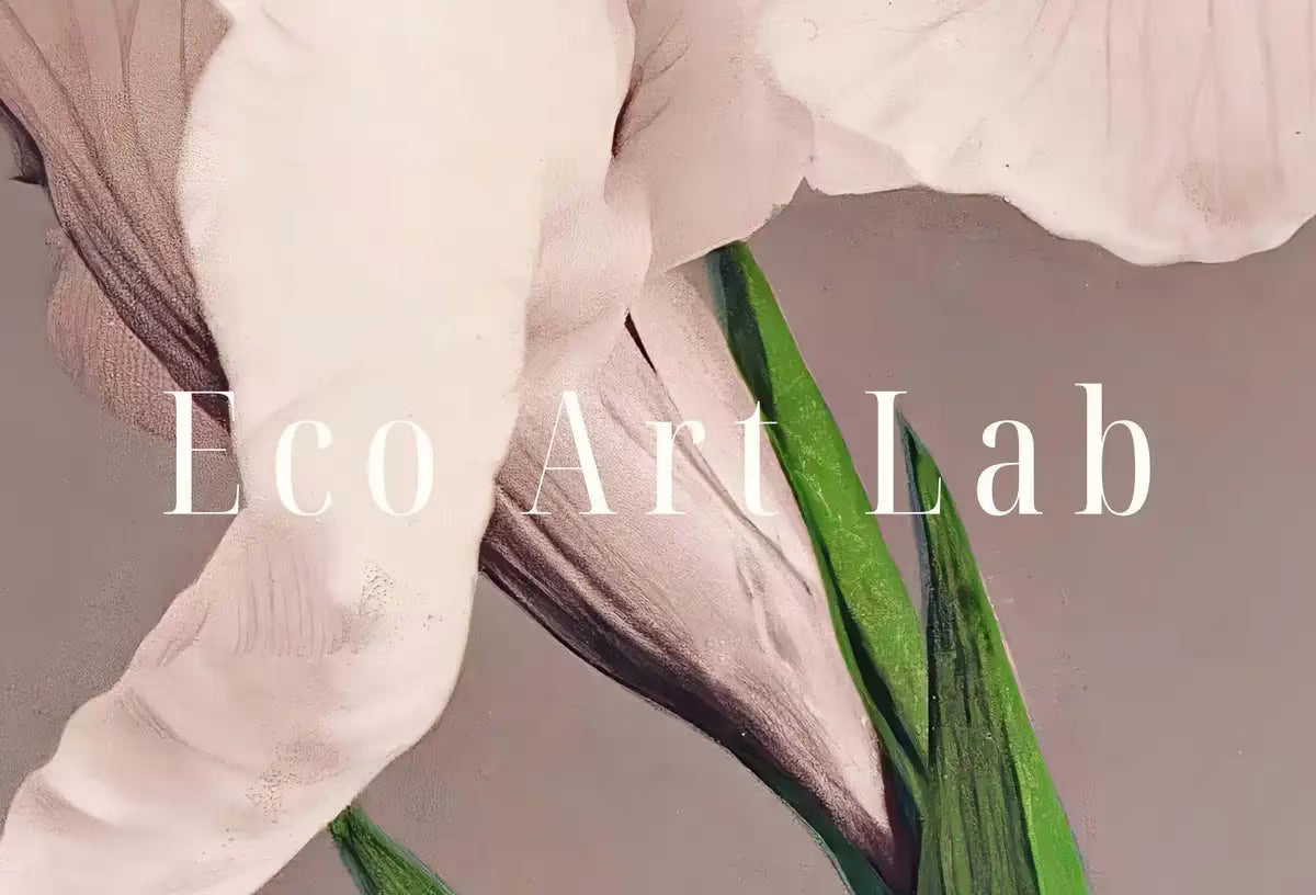 Japanese Vintage Flower Art White Irises Painting Printable Wall Art. Instant Download Antique Japanese Art. Botanical Print Floral Wall Art – Printable Wall Art