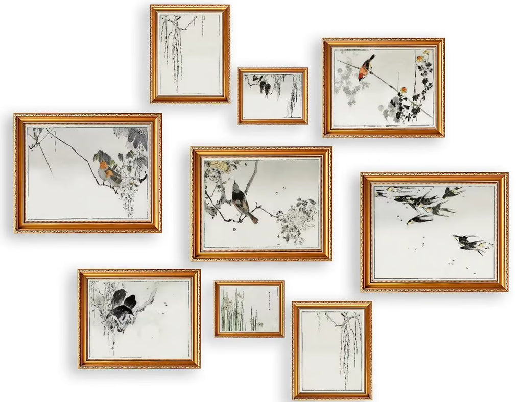 Japanese Wall Art Set of 9 Prints. Antique Japanese Art Gallery Wall Set, Retro Japanese Art. Japanese Painting Vintage Poster, Retro Prints – Printable Wall Art Set