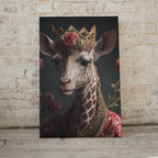 Ensemble de 2 impressions : Girafes Roi et Reine : Transformez votre mur avec ces impressions numériques de girafes. Le couple de girafes apportera une touche contemporaine et artistique à votre espace.