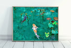 Included artwork preview showing first selection of artworks from Koi Fish Print. Instant Download Digital Koi Fish Painting. Koi Fish Wall Art. Colorful Wall Art Poster Print Japanese Koi Zen Art.